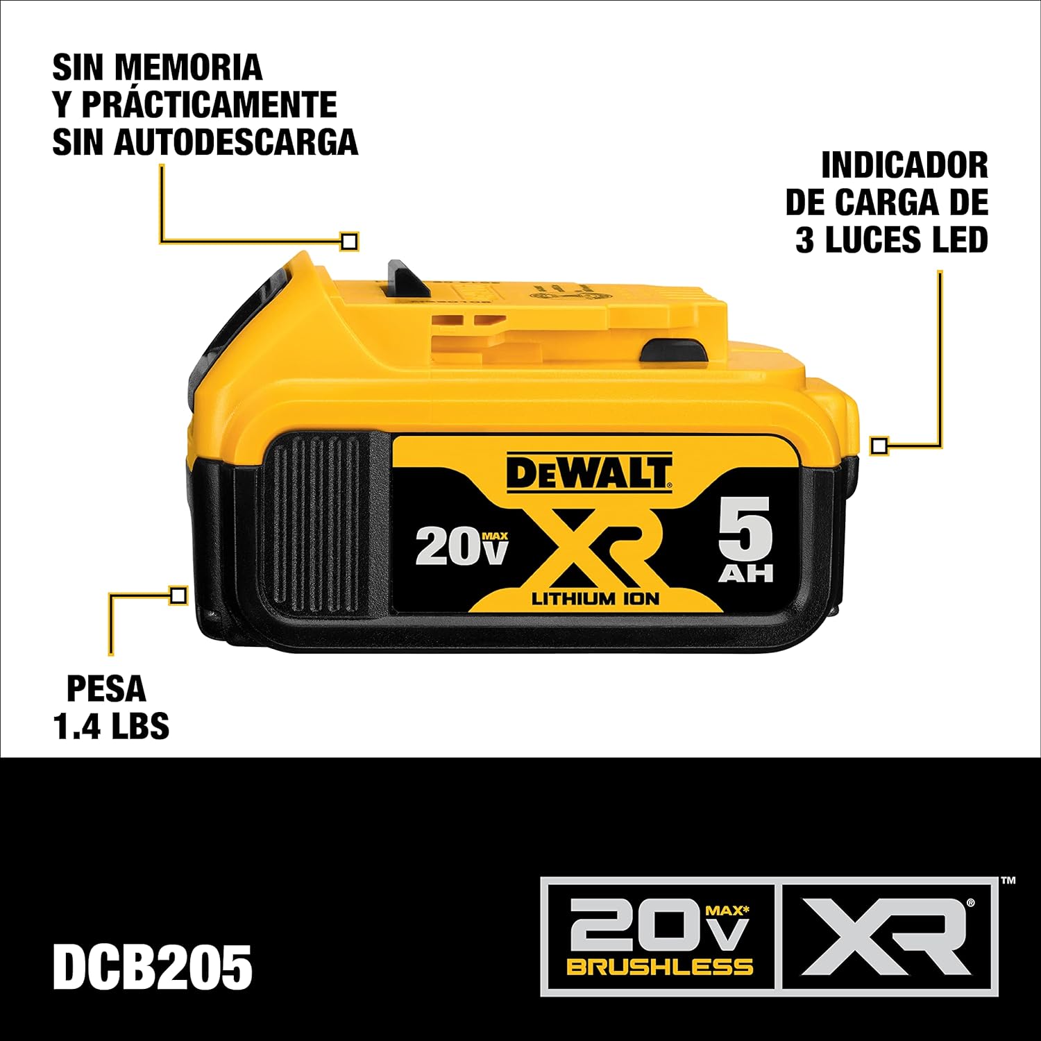 Kit Atornillador de Impacto y Rotomartillo con 2 Baterias Ion-Litio 20V MAX* XR y Cargador Incluido