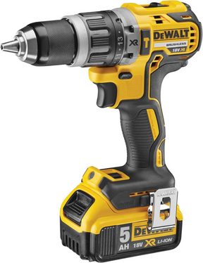 Kit Taladro de Impacto y Llave de Impacto Inalambrico 20V MAX* XR con 2 Baterias Ion-Litio y Cargador Incluido DCK287D1M1
