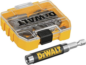 Kit compacto de brocas DWAF2058CS com acionamento magnético, 18 peças