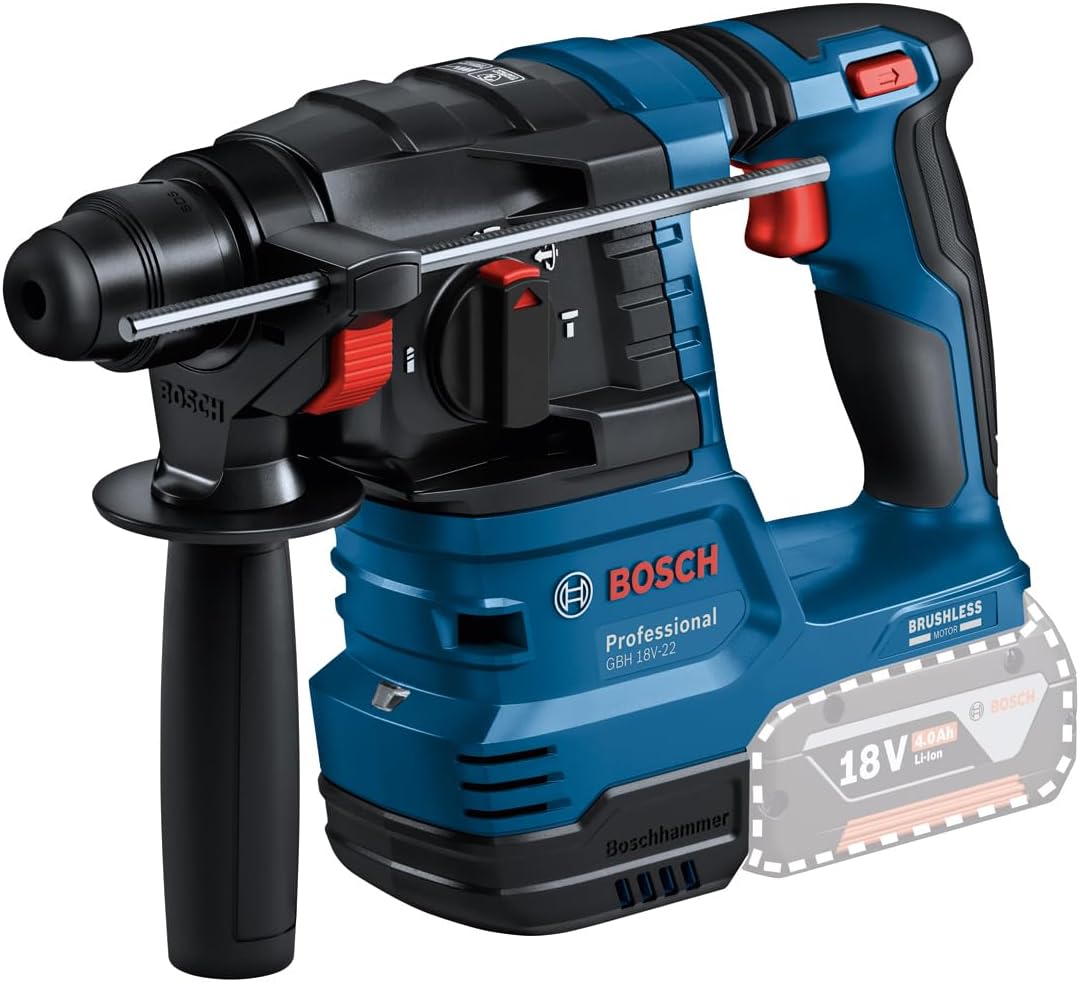 Conjunto de GSB 18V-45 GBH 18V-22 (incl. 2 baterias de 4,0 Ah, carregador GAL 18 V - 40, em bolsa de ferramentas)