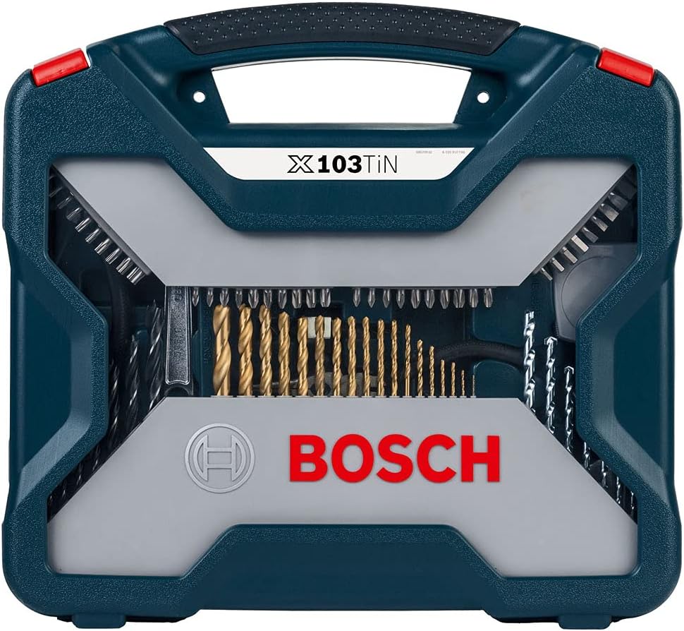 Kit de Puntas y Brocas en Titanio X-Line con 103 Piezas