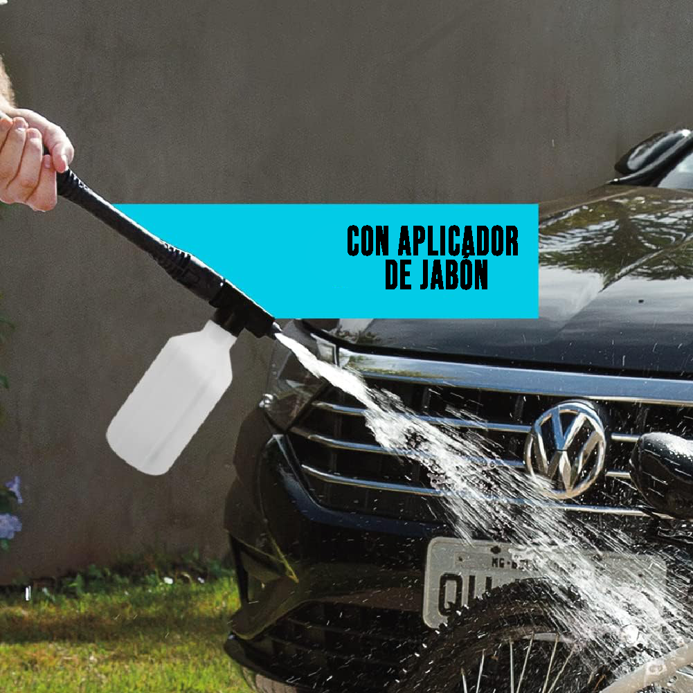 Lavadora de Alta Presión 1512 PSI con 1400W 220V con Manguera de 3m y Función de Autoaspirado