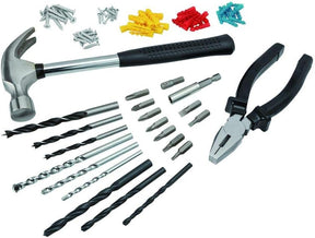 Kit Taladro de Impacto 1/2" (13mm) 550W VVR con 82 Accesorios + Maletín