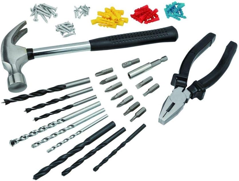 Kit Taladro de Impacto 1/2" (13mm) 550W VVR con 82 Accesorios + Maletín