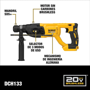 Kit Atornillador de Impacto y Rotomartillo con 2 Baterias Ion-Litio 20V MAX* XR y Cargador Incluido