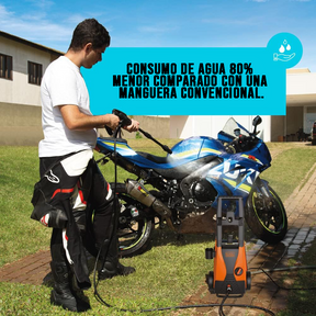 Lavadora de Alta Presión 1512 PSI con 1400W 220V con Manguera de 3m y Función de Autoaspirado