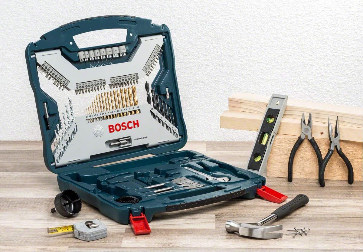 Kit de Puntas y Brocas en Titanio X-Line con 103 Piezas